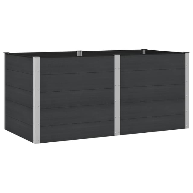 Hochbeet Schwarz 200 X 100 X 91 Cm Vidaxl
