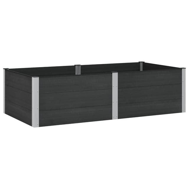 Hochbeet Schwarz 200 X 100 X 54 Cm Vidaxl