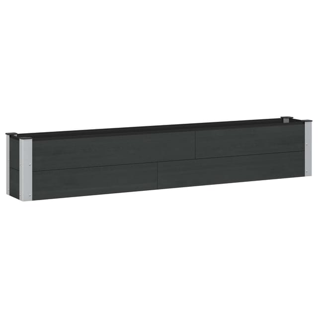 Hochbeet Schwarz 200 X 30 X 36 Cm Vidaxl