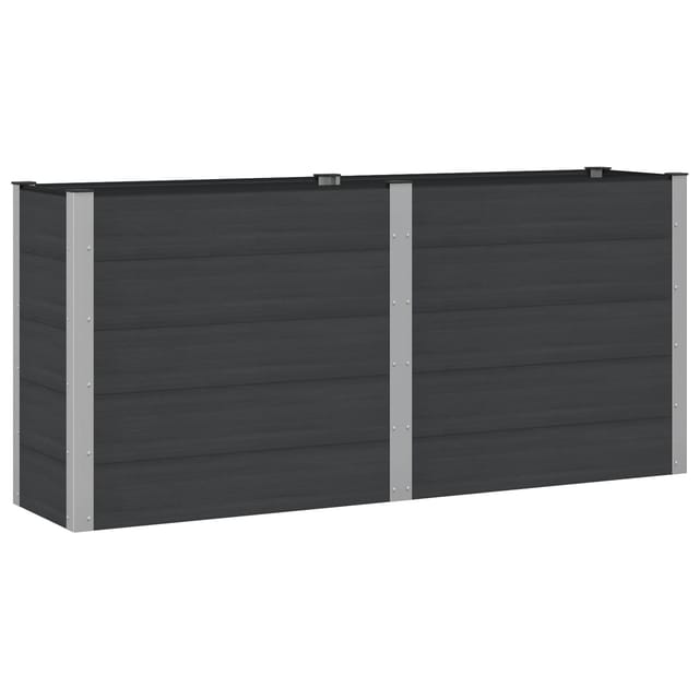 Hochbeet Schwarz 200 X 50 X 91 Cm Vidaxl