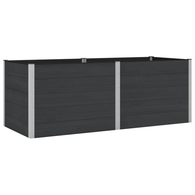 Hochbeet Schwarz 250 X 100 X 91 Cm Vidaxl