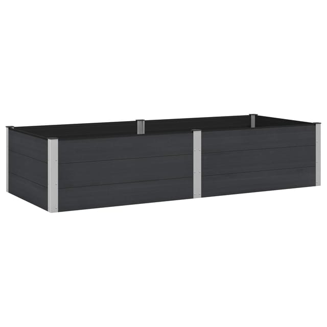 Hochbeet Schwarz 250 X 100 X 54 Cm Vidaxl