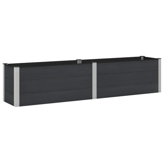 Hochbeet Schwarz 250 X 50 X 54 Cm Vidaxl