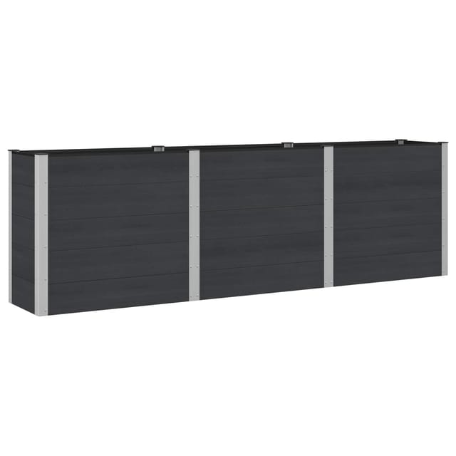 Hochbeet Schwarz 300 X 50 X 91 Cm Vidaxl