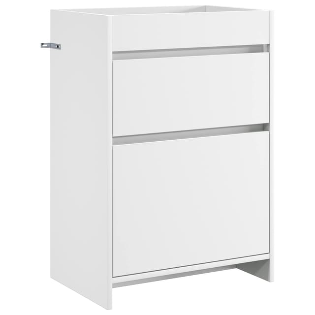 Badunterschrank Weiß 56 X 37,5 X 81 Cm Holzwerkstoff Vidaxl