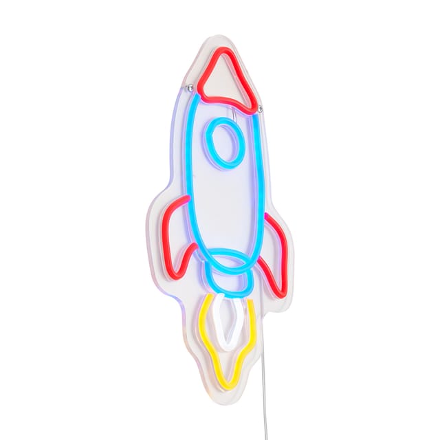 Qazqa Neon Wandleuchte Multicolor Inkl. Led - Rocket