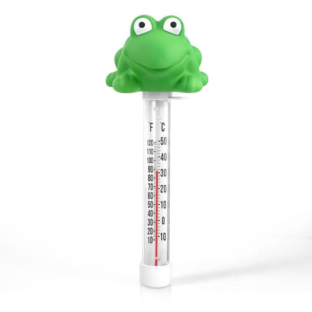 Schwimmendes Poolthermometer, Gut Ablesbar, Unzerbrechlich, Für Außen- Und Innenpools, Nudel
