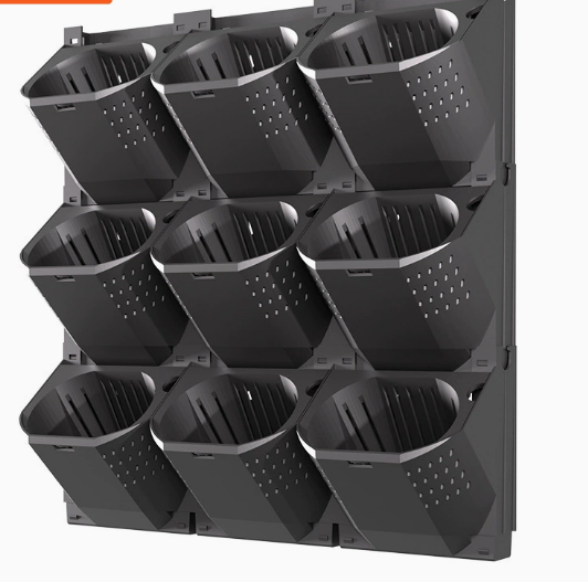 Stapelbarer Topf Mit Abfluss Für Effizienten Wasserablauf, Ideal Für Balkone, Gärten, Terrassen Und Grüne Gemeinschaftsflächen.
