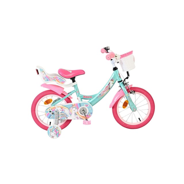 VOLARE Kinderfahrrad Unicorn 14 Zoll, grün