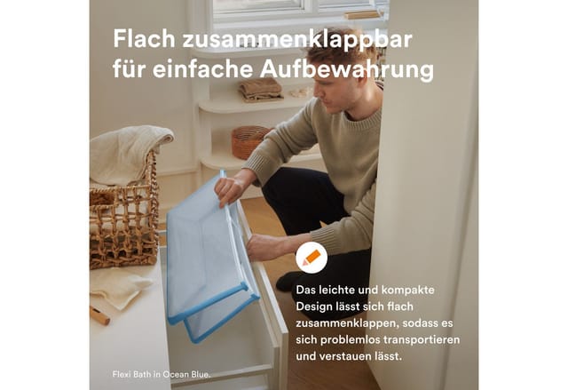 Stokke Babybadewanne Flexi Bath Badewanne für Babys, Kleinkinder & Kinder
