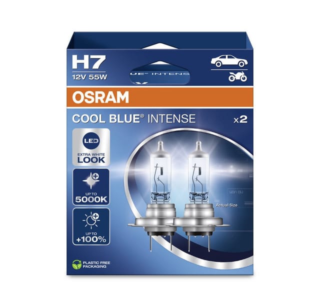 Osram KFZ-Ersatzleuchte Osram Automotive 4062172387538 Halogen Leuchtmittel COOL BLUE® INTENSE