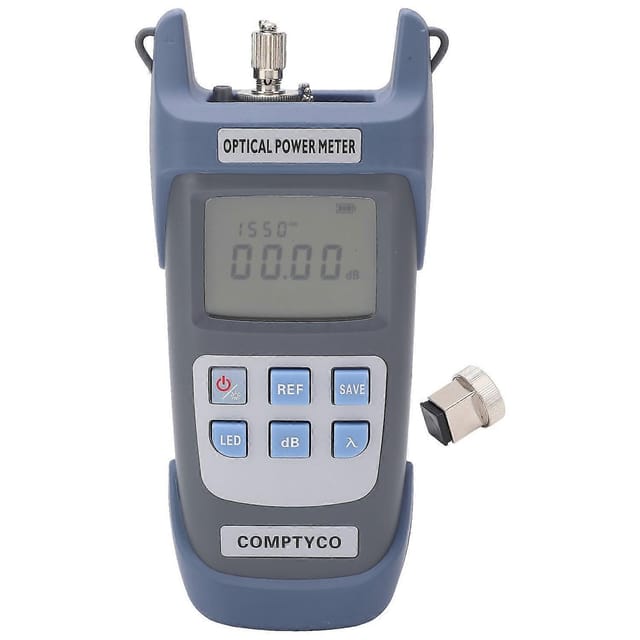 Optisches Faser-leistungsmessgerät, Glasfaserkabeltester -50 Bis +26 Dbm Mit Led-leuchte Für Wartungszwecke