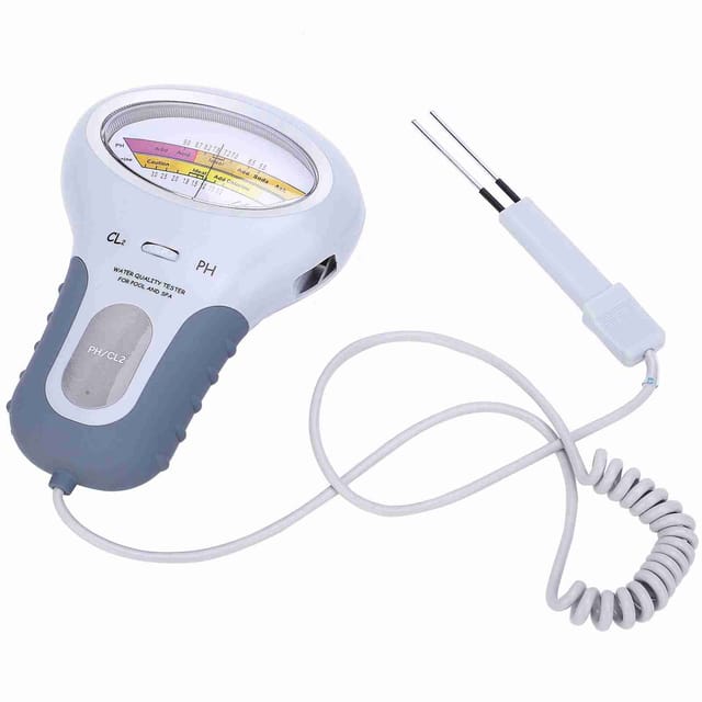 Wasserqualitätsanalysator, Einfach Zu Bedienender Chlortester, Hochwertiges Kunststoffgehäuse, Praktisch Und Langlebig Für Spas, Schwimmbäder Und Privathaushalte.