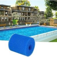 Stück 93 X 30 X 102 Mm Wiederverwendbarer, Waschbarer Schwimmbadfilterschwamm, Blauer Reinigungsschwamm, Säulen-schwimmbadfilterwatte