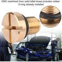 Entlüftungsschraube Für Kühler, Teilenummer 17111712788, Originale Standard-kühlmittelentlüftungsschraube, Hochfest, Goldfarben, Für Bmw 318i (1991-1998)