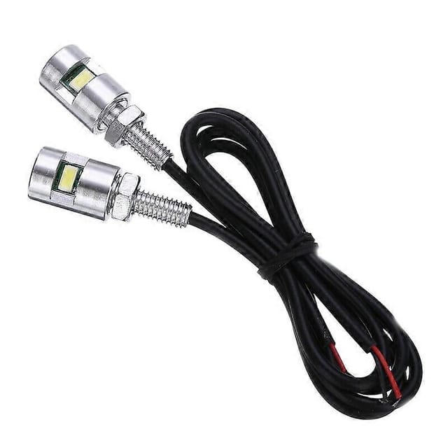 5630 Chrom-motorradlampen, Schraubbolzen, Universelle 12v-kennzeichenbeleuchtung Für Autos