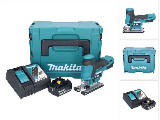 Djv 185 Rg1j Akku Pendelhubstichsäge 18 V Brushless + 1x Akku 6,0 Ah + Ladegerät + Makpac - Makita