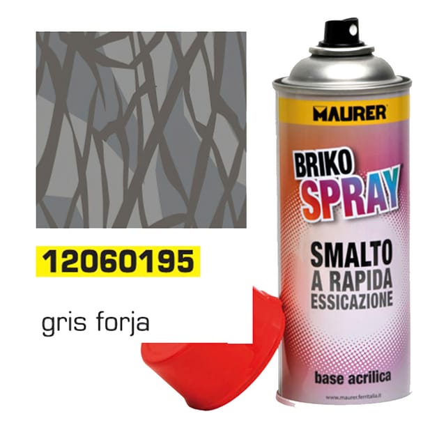 Schmiedegraues Spray Maurer Hammerschlag 400 Ml.