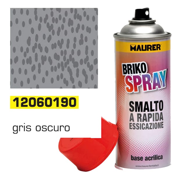 Dunkelgraues Spray Maurer Hammerschlag 400 Ml.