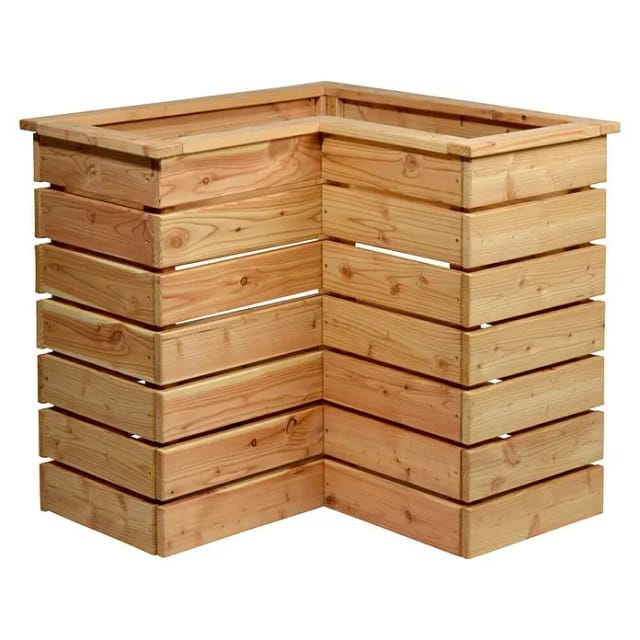 Dobar Hochbeet (78 x 78 x 73 cm, Holz, Natur)