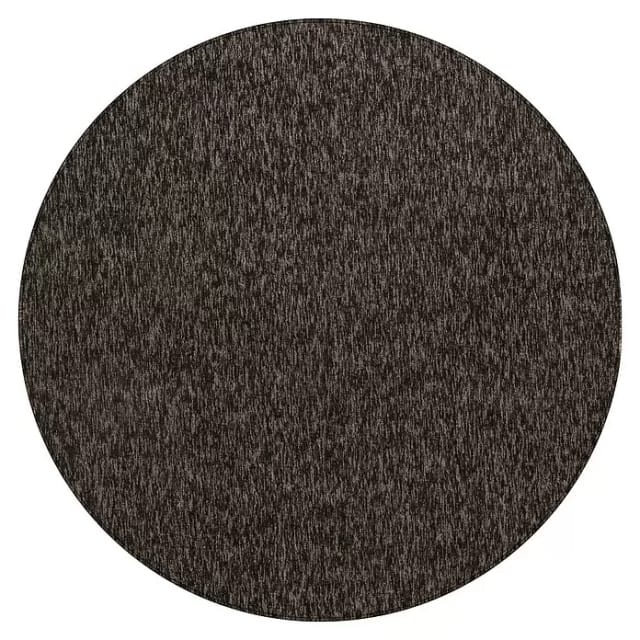 Kurzflorteppich Nizza (Braun, Durchmesser: 120 cm, 100 % Polypropylen)