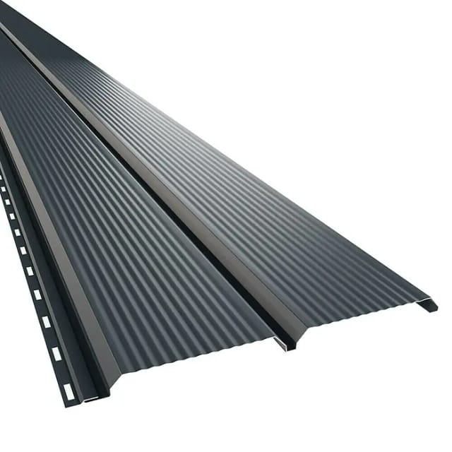 Metdach Fassadenpaneel SG Siding (Anthrazit, 250 x 26 cm, Stahl, Micro Sinus)