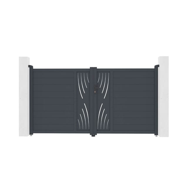 Casanoov Flügeltor Elektrisch Veleta 300x160cm & Drehtorantrieb Hicker B200