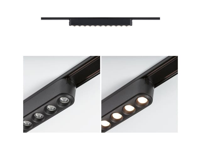 Paulmann LED-Lightbar 'Veya Lensia' mattschwarz 2700 K 10 W 550 lm