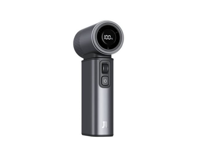 Jisulife Handheld Fan Ultra2 9000mAh 5-in-1 Mini Portable USB Fan - Dark Gray Powerbank (Akku) - schwarz - 9000 mAh