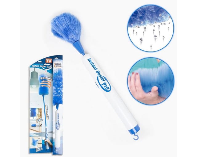 Best Direct® Staubwedel elektrisch - rotierend - Staubbürste lang Instant Duster Pro