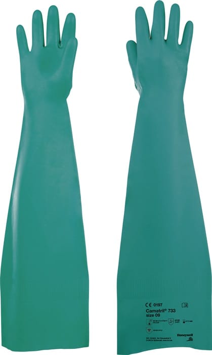 Honeywell Chemiehandschuh Camatril 733 Gr.9 Grün En 388 En 374 Psa Iii Honeywell