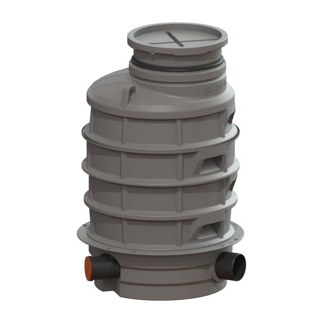 Kessel-rückstauschacht Lw 1000 - Zulauf Dn 150, Auslauf Dn 200, 1680 Mm, 881505