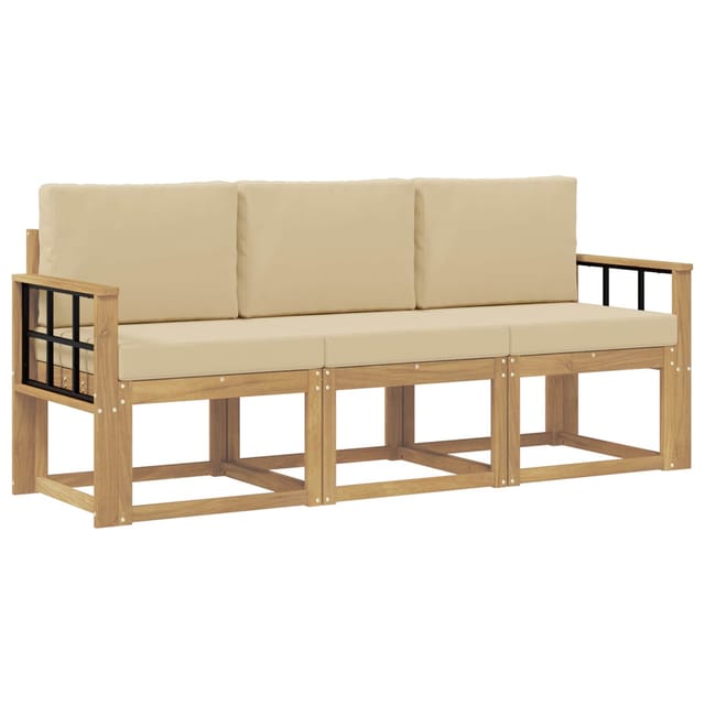 Outdoor-sofagarnitur 3 Pcs Vidaxl