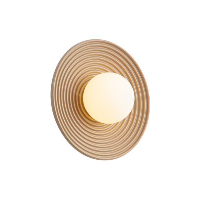 Qazqa Retro-deckenleuchte Beige Mit Opalglas - Lila