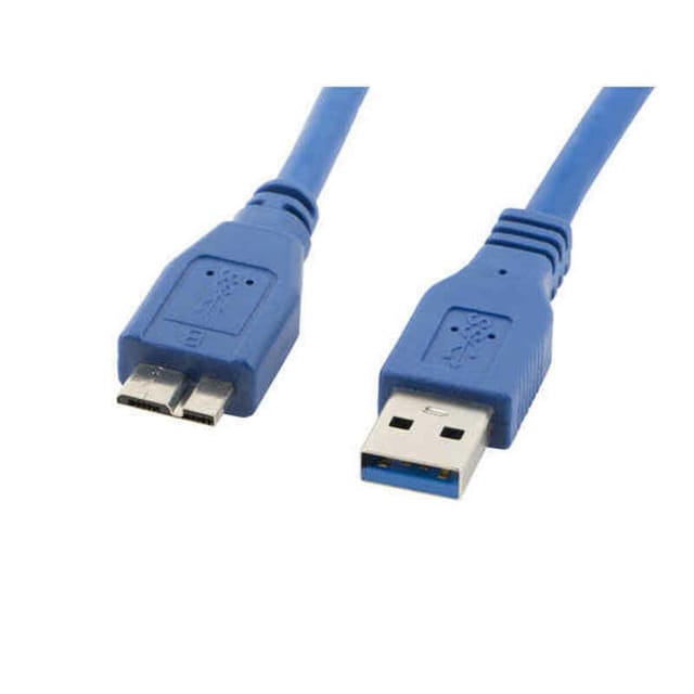 Lanberg Micro Am-mbm5p Usb 3.0 Kabel 0,5 M Blau