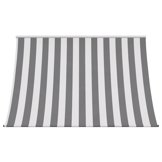 Maison Exclusive - Markise Anthrazit Und Weiß 350 X 150 Cm