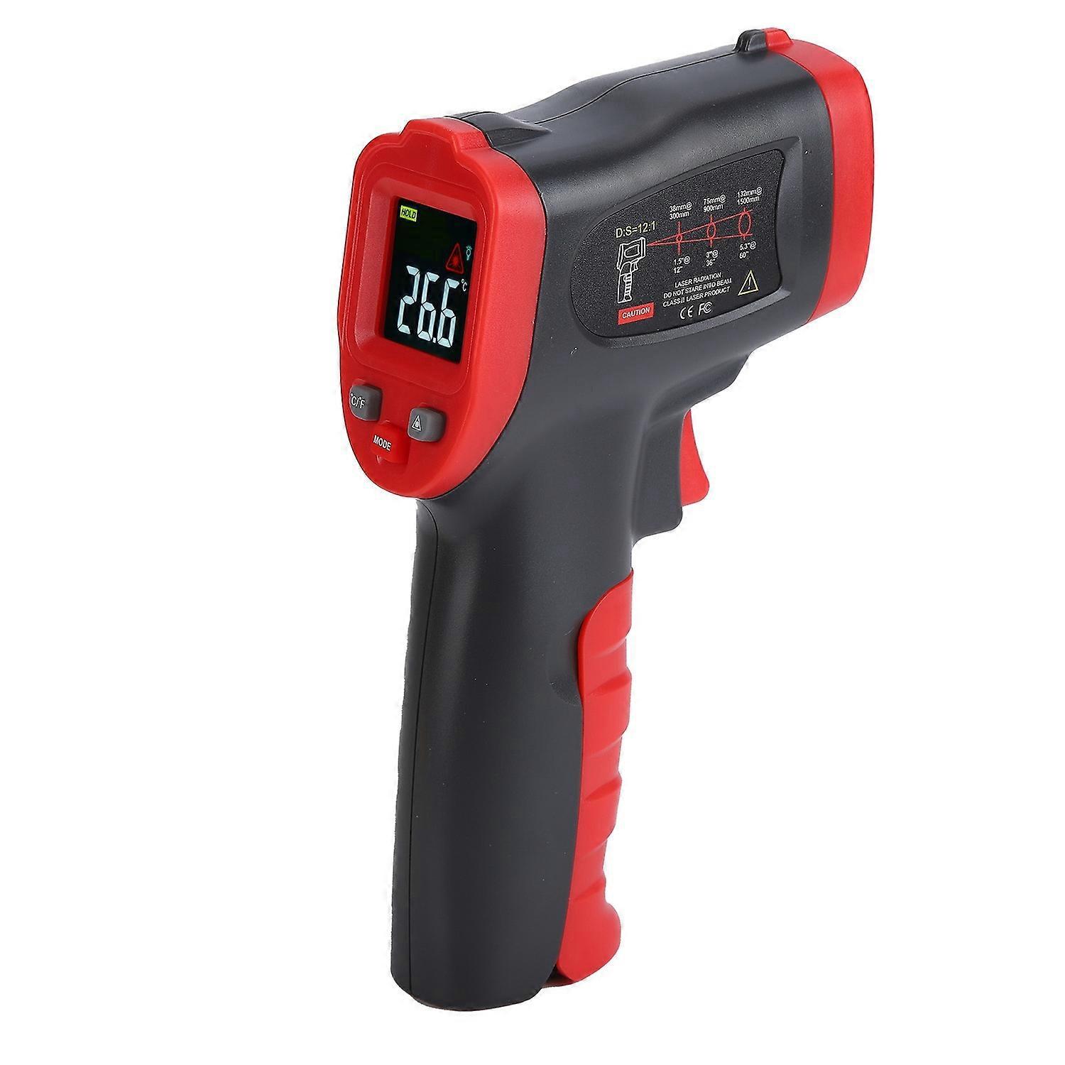 Infrarot-thermometer, Kontaktloses Handthermometer, Digitales Lcd-laser-temperaturmessgerät (wt327a (50℃