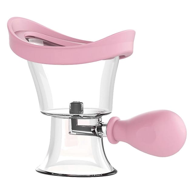 Augenspülbecher Aus Silikon, Ergonomisches Manuelles Luftdruck-reinigungswerkzeug, Rosa