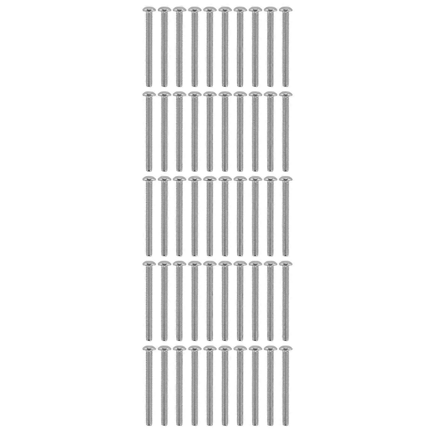 50 Stück Innensechskantschrauben Mit Knopfkopf, Verzinkter Stahl, M4, Für Elektronische Geräte Und Elektronik 2802-