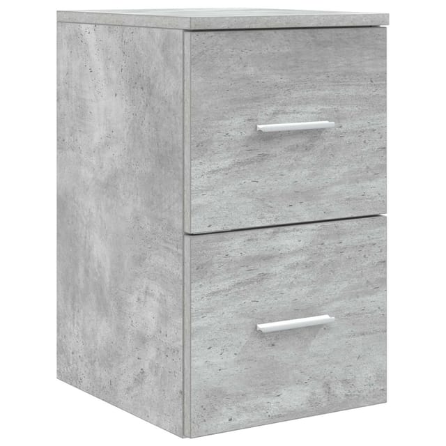 Badezimmerschrank Inzwischen Betongrau 30 X 44,5 X 50 Cm Vidaxl