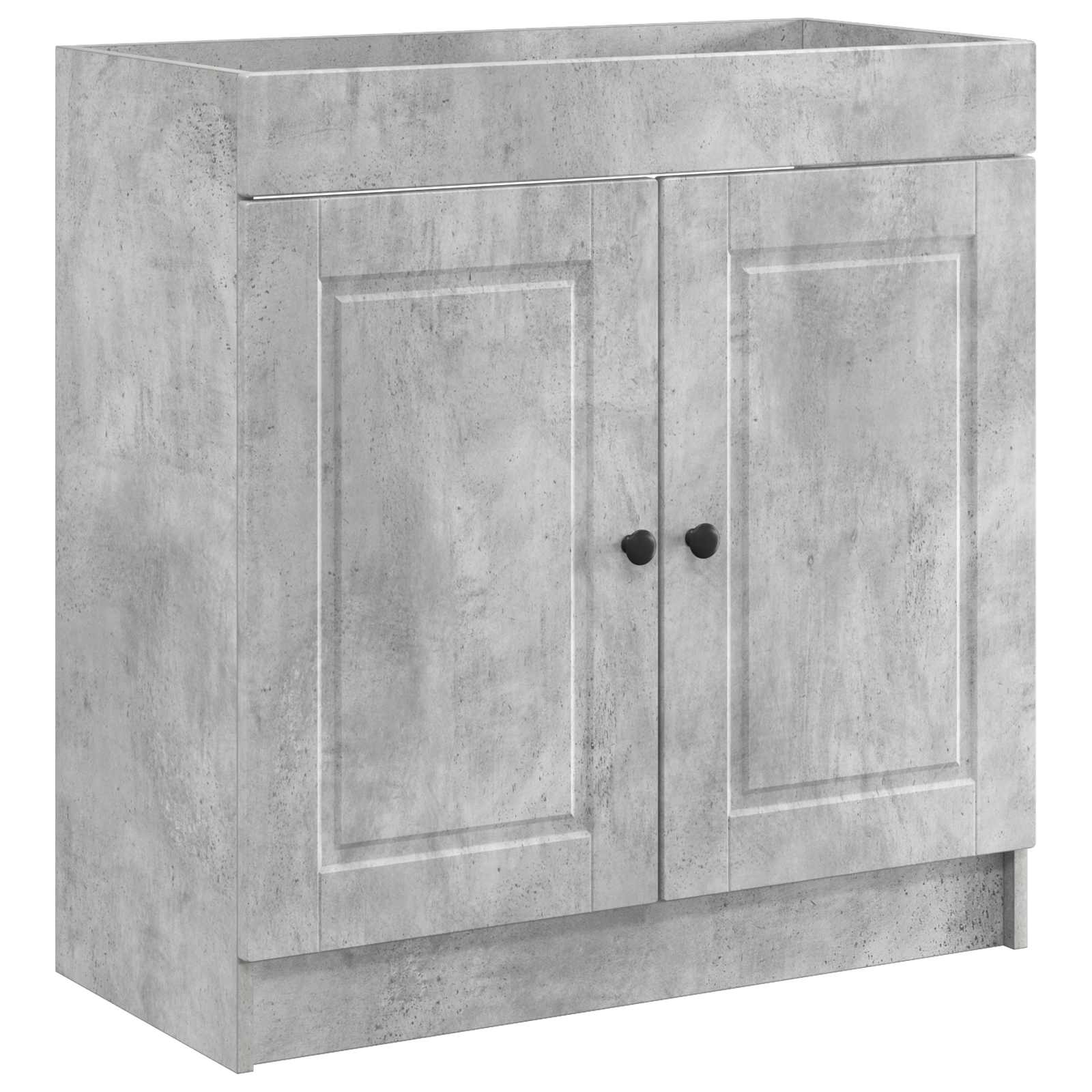 Unter Dem Waschbecken Badschrank Betongrau 78,5 X 37,5 X 81 Cm Vidaxl