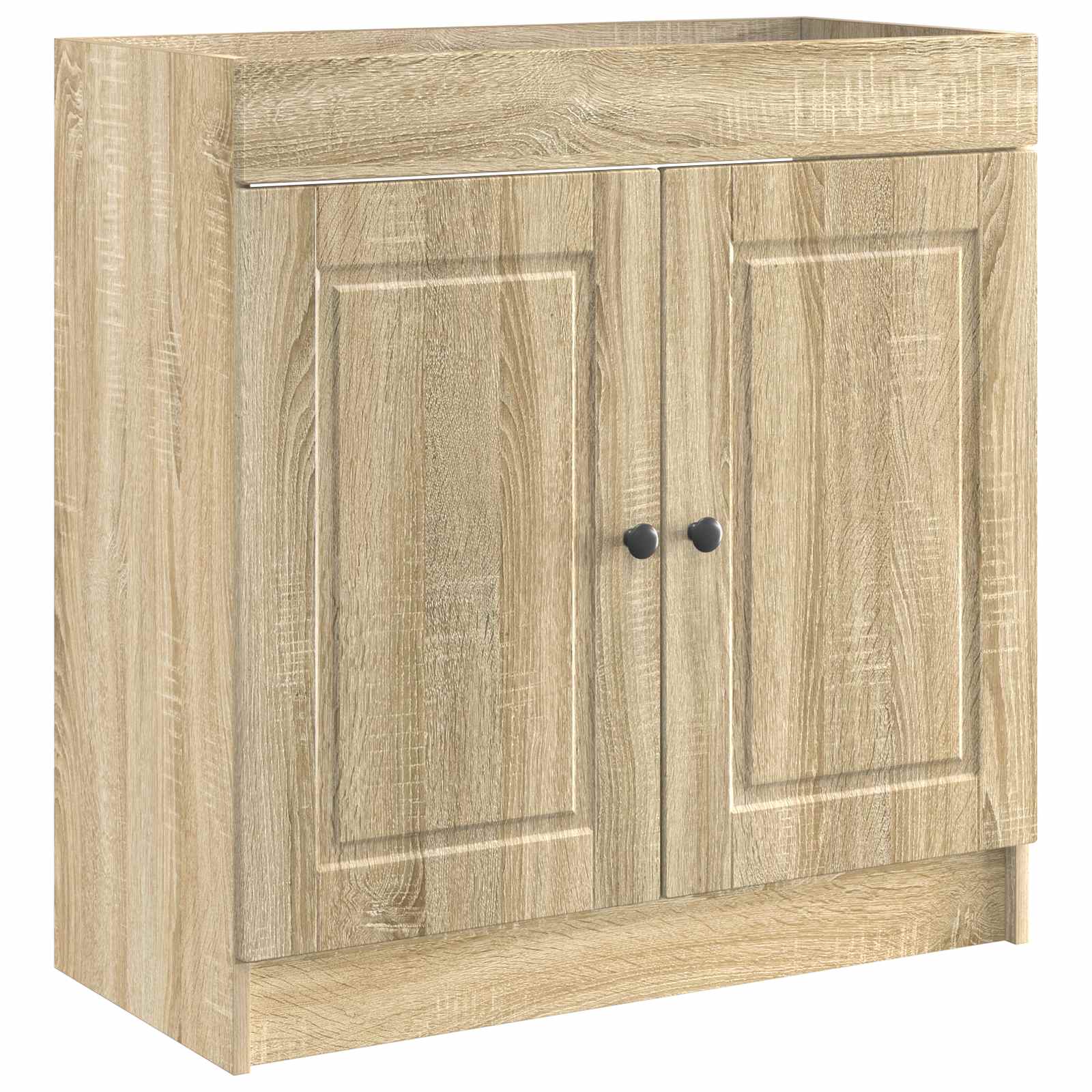 Unter Dem Waschbecken Badschrank Sonoma-eiche 56 X 37,5 X 81 Cm Vidaxl