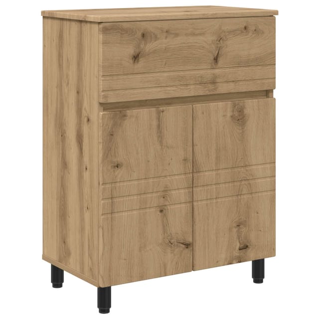Waschtisch Artisan-eiche 60 X 35 X 80 Cm Holzwerkstoff Vidaxl