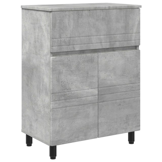 Waschtisch Betongrau 60 X 35 X 80 Cm Holzwerkstoff Vidaxl