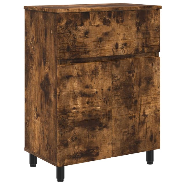 Waschtisch Geräucherte Eiche 60 X 35 X 80 Cm Holzwerkstoff Vidaxl