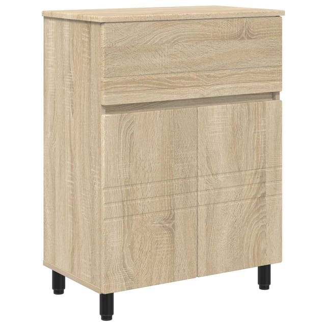 Waschtisch Sonoma-eiche 60 X 35 X 80 Cm Holzwerkstoff Vidaxl