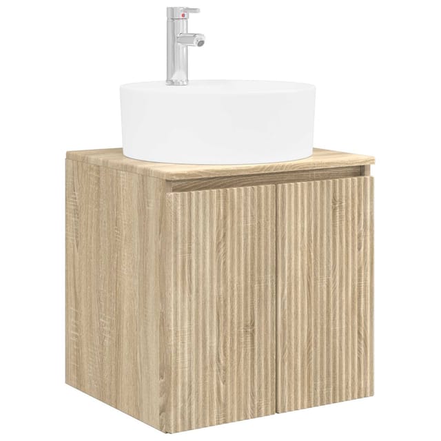 Wandmontierte Waschtisch Sonoma-eiche 49,5 X 44,5 X 65 Cm Vidaxl