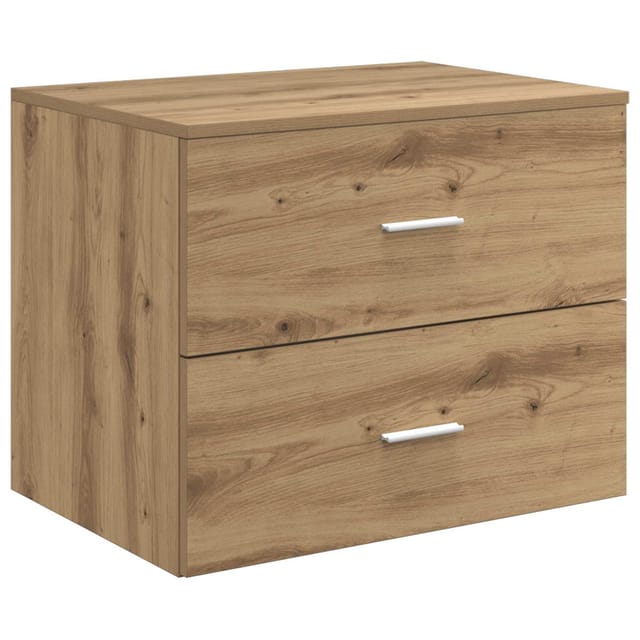 Wandaufbewahrung Badezimmer Artisan-eiche 62,5 X 44,5 X 50 Cm Vidaxl