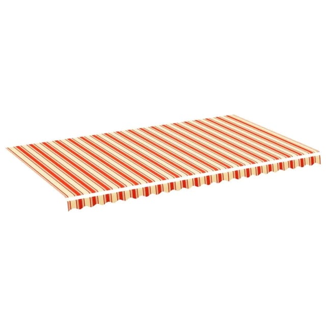 Markisenbespannung Gelb Und Orange 6x3,5 M Vidaxl