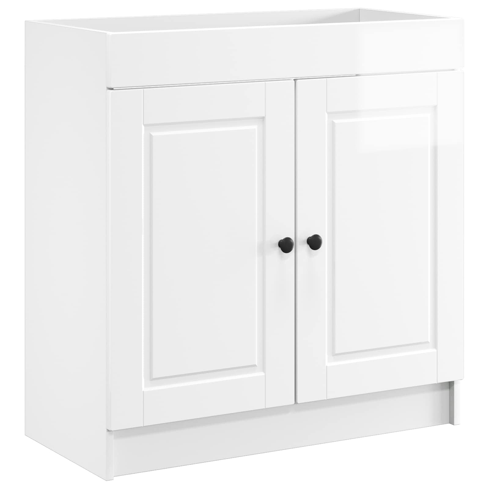Unter Dem Waschbecken Badschrank Hochglanz Weiß Vidaxl